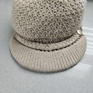 Calvin Klein Beige Knit Women's Hat